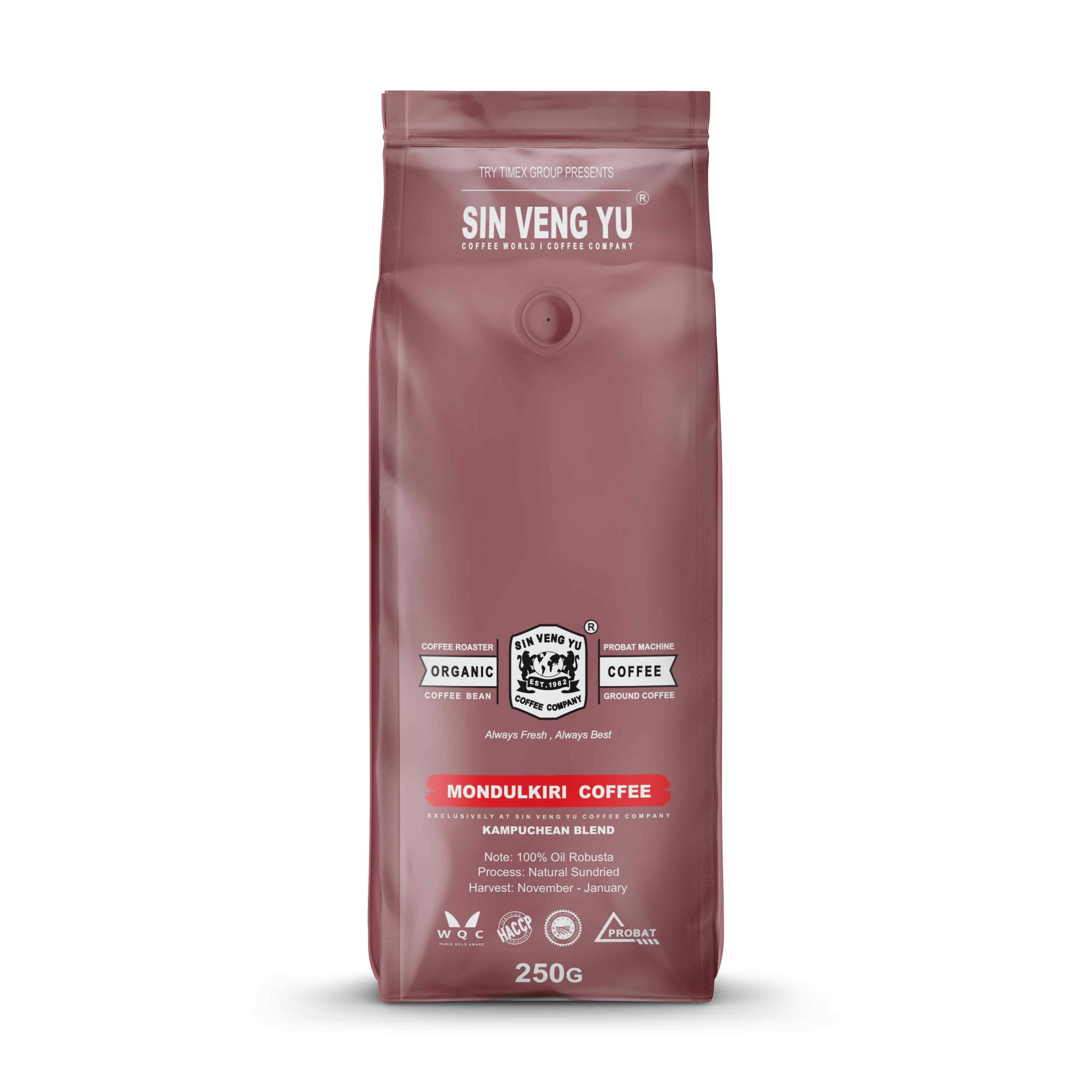Mondulkiri Oil Robusta coffee bag
